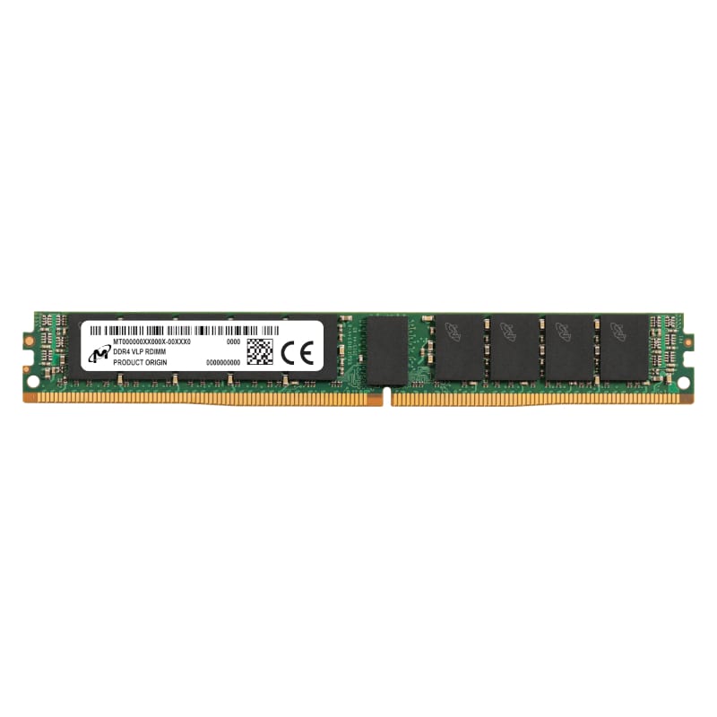 Micron MTA18ADF2G72PDZ-3G2E1R 16GB 3200MHz DDR4 VLP RDIMM Memory