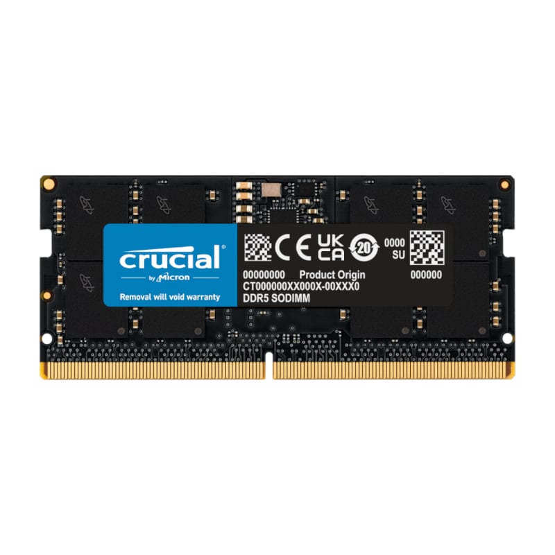 Crucial 32GB 5200MHz DDR5 SODIMM Notebook Memory